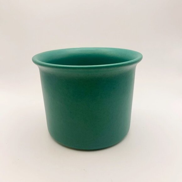 Vintage W. Germany Teal Green Small Planter - Picture 7 of 7
